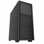 Obudowa Komputerowa Gembird Fornax K500 | Midi Tower ATX | USB-C + 2x USB 3.0 | Czytnik Kart SD  | Czarna Biurowa