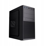Obudowa Komputerowa Gembird Fornax K300 | Mini Tower Micro-ATX | 2x USB 3.0 + 2x USB 2.0 | Czarna biurowa