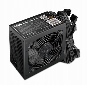 Zasilacz ATX PC  Power 600W 80+ PFC 12cm 4x SATA 2x MOLEX Gembird