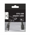 Zbliżenie na przewód USB OTG Cablexpert A-OTG-AFBM-04