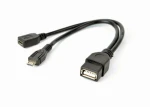Cablexpert adapter USB OTG A-OTG-AFBM-04 Micro USB 0,15 m