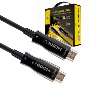 Aktywny kabel optyczny (AOC) HDMI 2.0 Światłowodowy ARC 4K 60Hz 30m 