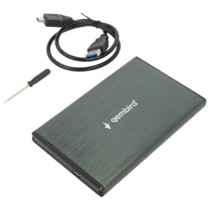 Obudowa Dysku HDD SSD 2,5" USB 3.0 SATA Adapter Kieszeń na Dysk Aluminium Zielona