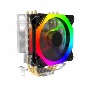 Wentylator Chłodzenie CPU Procesora PC RGB LED HURRACAN X120 Gembird 