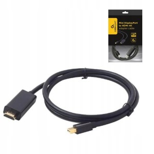Kabel Mini DisplayPort do HDMI 4K 1.8m Ultra HD Audio/Video