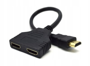 Pasywny splitter HDMI - 2x HDMI Rozdzielacz sygnału HDMI Przełacznik