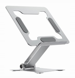 Składana podstawka pod laptopa Gembird NBS-D1-03 | Aluminiowa, regulowana wysokość, wentylowana
