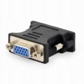 Cablexpert adapter DVI-I/VGA A-DVI-VGA-BK DVI-I męski D-SUB 15 żeńska analogowy czarny