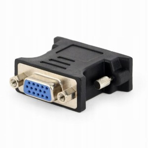Cablexpert adapter DVI-I/VGA A-DVI-VGA-BK DVI-I męski D-SUB 15 żeńska analogowy czarny