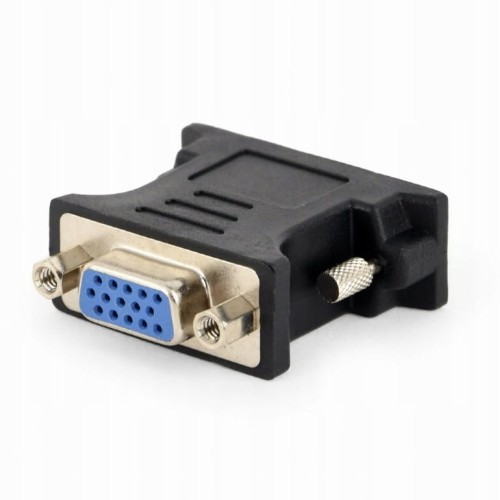 Cablexpert adapter DVI-I/VGA A-DVI-VGA-BK DVI-I męski D-SUB 15 żeńska analogowy czarny