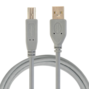 KABEL PRZEWÓD USB A - USB B DO DRUKARKI SKANERA 1,8M SOLIDNY SZARY