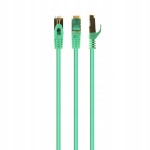 KABEL SIECIOWY PATCHCORD LAN ETHERNET RJ45 CAT6A FTP 1M ZIELONY