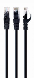 KABEL SIECIOWY PATCHCORD LAN ETHERNET RJ45 CAT6 UTP 2M CZARNY