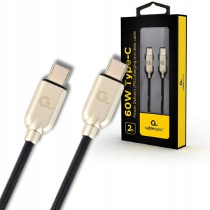 MOCNY KABEL USB-C SZYBKIE ŁADOWANIE PRZEWÓD TYP-C PD QC 60W 2M