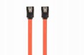 Złącza SATA z metalowymi zatrzaskami w kablu Cablexpert CC-SATAM-DATA-XL