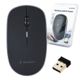 Gembird mysz optyczna bezprzewodowa MUSW-4B-01 2,4 GHz 4 przyciski 1600 DPI czarna
