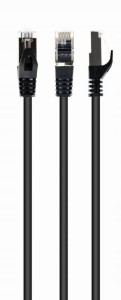 KABEL SIECIOWY PATCHCORD LAN ETHERNET RJ45 CAT6A FTP 1,5M CZARNY