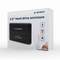 Obudowa Gembird EE2-U3S-2 do dysków SATA 2,5 cala z interfejsem USB 3.2 Gen 1