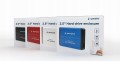 Aluminiowa obudowa Gembird EE2-U3S-2 z transferem danych do 5 Gb/s
