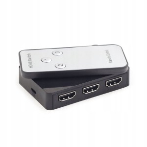 ROZDZIELACZ 3W1 HDMI SPLITTER CYFROWY 4K 2K + PILOT