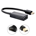 Cablexpert adapter Mini DisplayPort do HDMI A-mDPM-HDMIF4K-01 1080p 60 Hz czarny