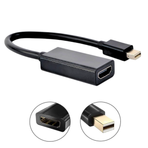 ADAPTER MINI DISPLAYPORT DP DO HDMI 4K KABEL Mini DP PRZEJŚCIÓWKA THUNDERBOLT