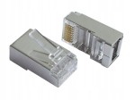 10 x KOŃCÓWKI WTYK WTYKI RJ45 8P8C RJ45 FTP LAN kat. 5e ekranowany