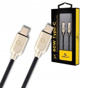 MOCNY KABEL USB-C SZYBKIE ŁADOWANIE PRZEWÓD TYP-C PD QC 60W 1M