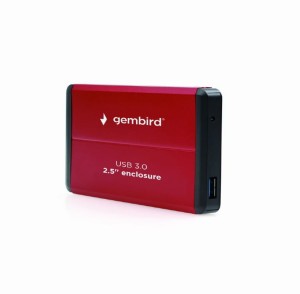 Gembird obudowa zewnętrzna 2.5" EE2-U3S-2-R USB 3.2 Gen. 1 SATA czerwony