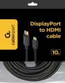 Długi kabel DisplayPort do HDMI 10m do komputera PC
