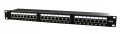Ekranowany patch panel 24-portowy Cat.5E do szafy rack 19"