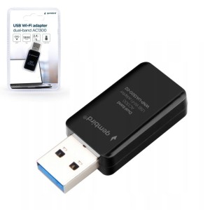 Zewnętrzna Karta Sieciowa WiFi AC1300 867Mb/s USB 3.0 Gembird
