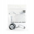 Złącza męskie i żeńskie 3,5 mm adaptera Cablexpert A-3.5M-3.5FL