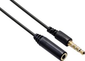 KABEL AUDIO PRZEDŁUŻACZ AUX 3.5 MM MINI JACK AUDIO 0,18m