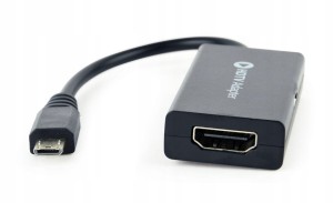 Adapter do TV konwerter MHL micro USB 11-PIN na HDMI 1080 FHD HDCP
