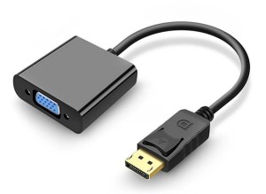 Adapter DP - VGA konwerter sygnału kabel  DisplayPort do VGA 1080p