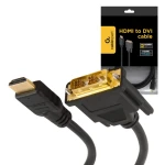 Cablexpert kabel HDMI DVI CC-HDMI-DVI-10 męsko-męski 3 m pozłacany