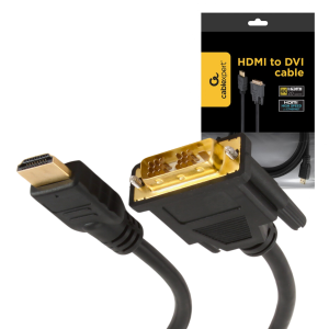 Kabel HDMI-DVI Gembird 3m Męsko-Męski Full HD 1080p Plug&Play
