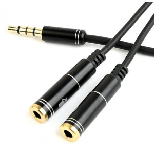 ROZDZIELACZ AUDIO MINI JACK ROZGAŁĘŹNIK SŁUCHAWEK 3.5mm AUX