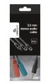 Szczegół adaptera Cablexpert CCA-417 mini Jack 4 pin mini Jack x2