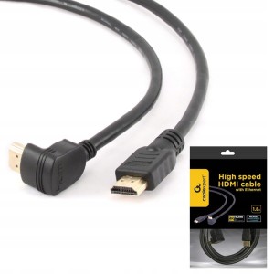 Gembird Kabel Kątowy HDMI M/M v 2.0 Czarny 1,8m