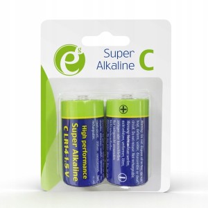 2x MOCNA BATERIA ALKALICZNA LR14 C R14 ALKAINE ENERGENIE
