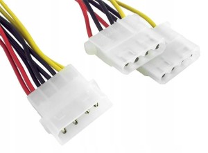 Kabel zasilający MOLEX - 2x MOLEX rozdzielacz