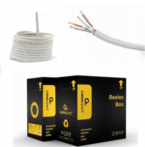 KABEL SKRĘTKA LAN ETHERNET UTP KAT.5e 305m CCA