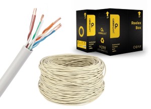 Kabel sieciowy skrętka linka UTP LAN CCA 5e 305m