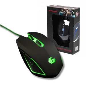 MYSZKA DO KOMPUTERA LAPTOPA GAMINGOWA DLA GRACZY 2400DPI LED USB