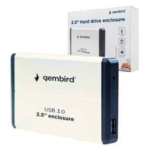 KIESZEŃ NA DYSK SSD HDD OBUDOWA DYSKU 2.5" ZEWNĘTRZNEGO SATA SREBRNA