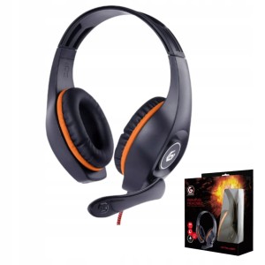 Gamingowe słuchawki nauszne NAUSZNE GHS-05 JACK miniJACK AUX do grania