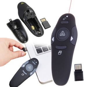 WIELOFUNKCYJNY WSKAŹNIK LASER DO PREZENTACJI PILOT DO LAPTOPA USB-A