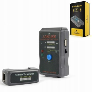 Gembird tester kabli sieciowych UTP, STP, USB